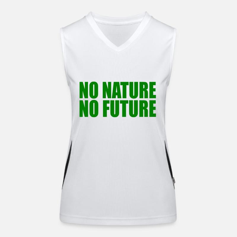 No nature no future Women's Functional Contrast Tank Top