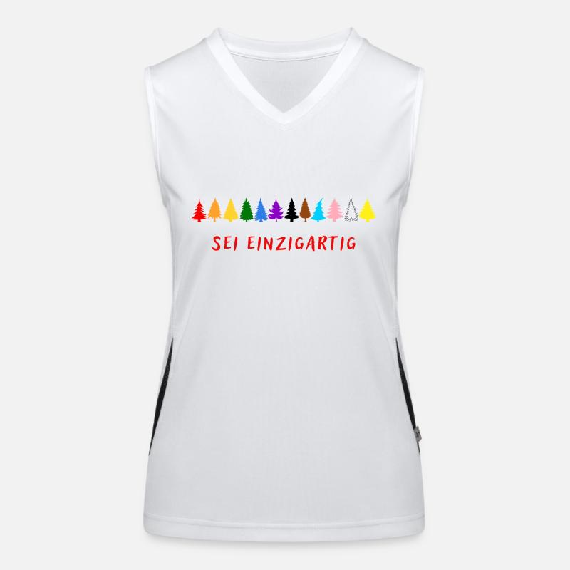 Sei einzigartig! LGBTQ Funktionelles Kontrast-Tank Top für Frauen