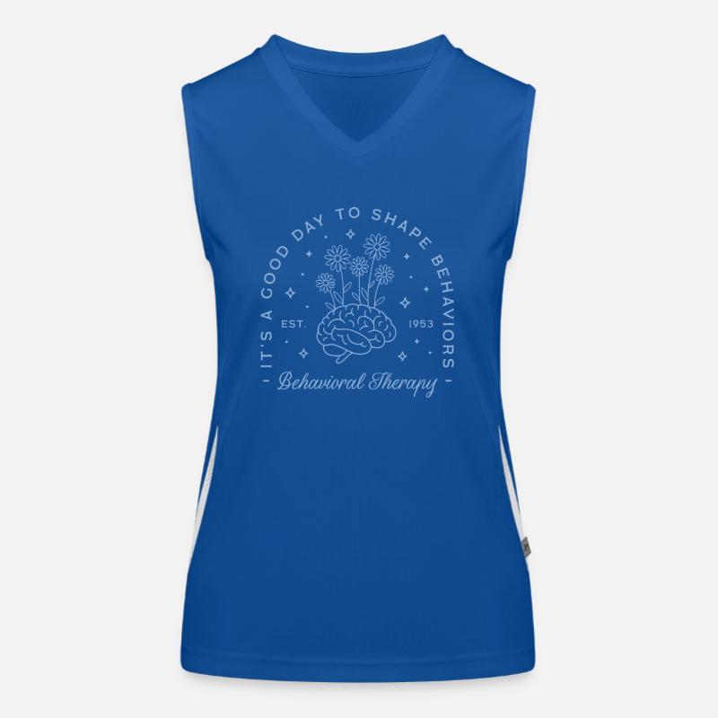Behavioral therapy therapist funny Women's Functional Contrast Tank Top