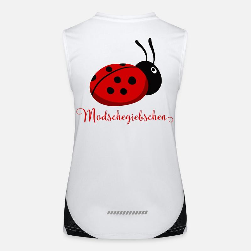 Modschegiebchen Coccinelle Saxon idée cadeau Débardeur respirant contrasté Femme