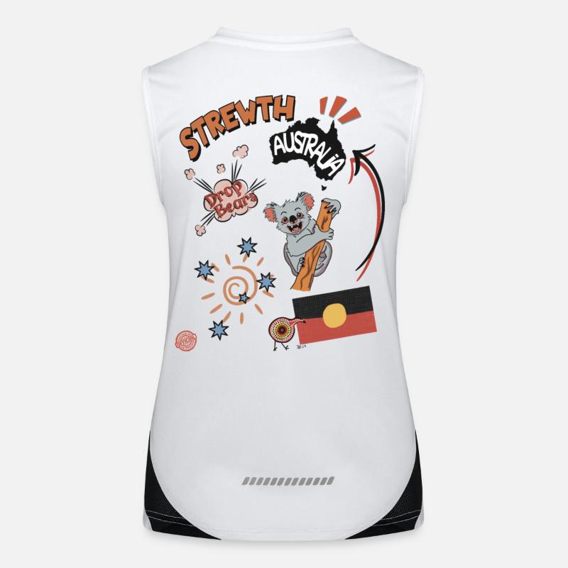 Strewth Australia Funktionelles Kontrast-Tank Top für Frauen