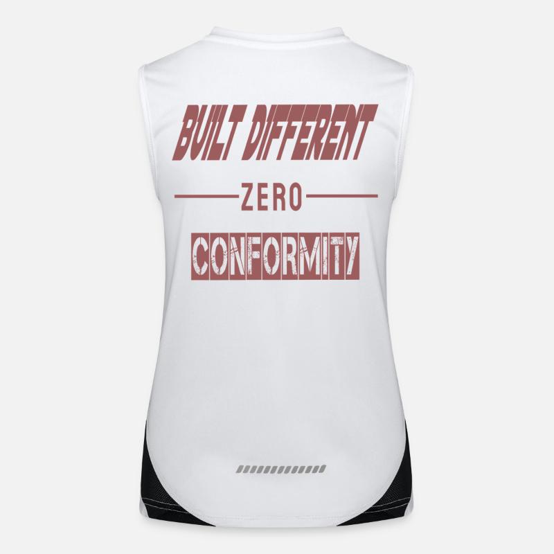 Construit différemment | Sweat à capuche Zero Conformity Débardeur respirant contrasté Femme