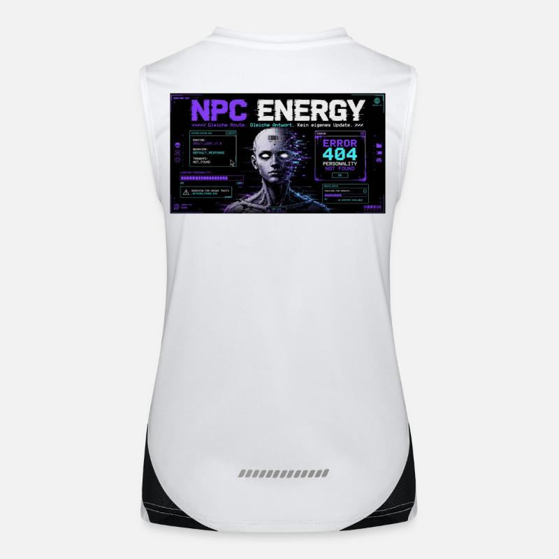 NPC ENERGY ERROR 404 Funktionelles Kontrast-Tank Top für Frauen