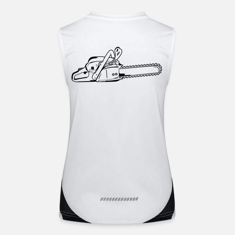 Tronçonneuse Débardeur respirant contrasté Femme