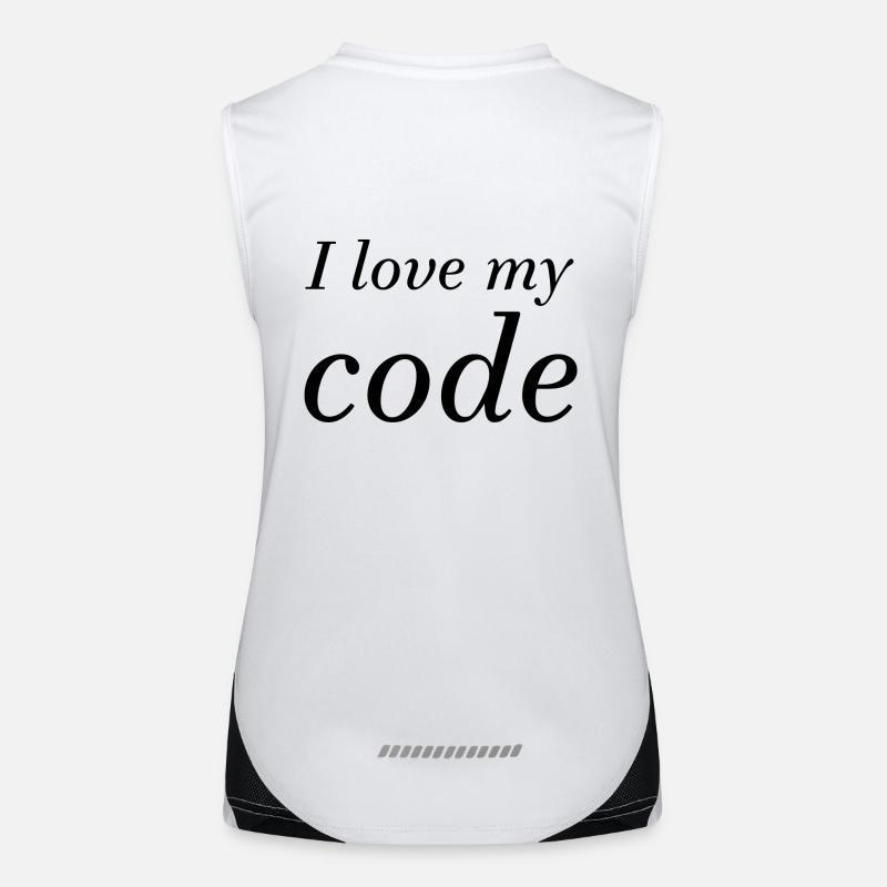 J’adore mon code Débardeur respirant contrasté Femme