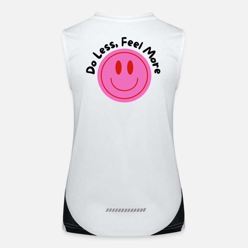 DO LESS-FEEL MORE Funktionelles Kontrast-Tank Top für Frauen