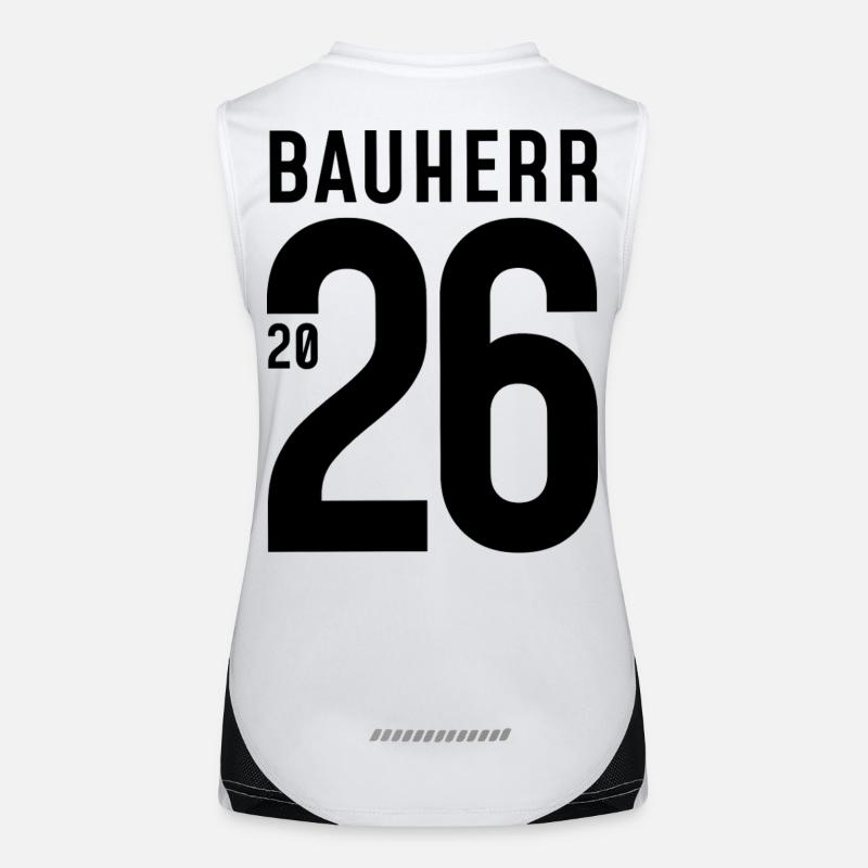 Bauherr 2026 - große Zahl Funktionelles Kontrast-Tank Top für Frauen