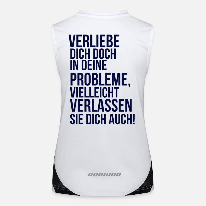  about going wild - verliebe dich in deine Problem Funktionelles Kontrast-Tank Top für Frauen