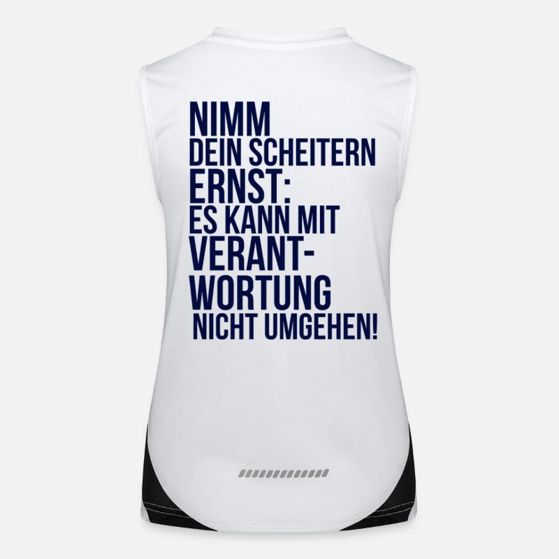 about going wild: Take your failure seriously Women's Functional Contrast Tank Top