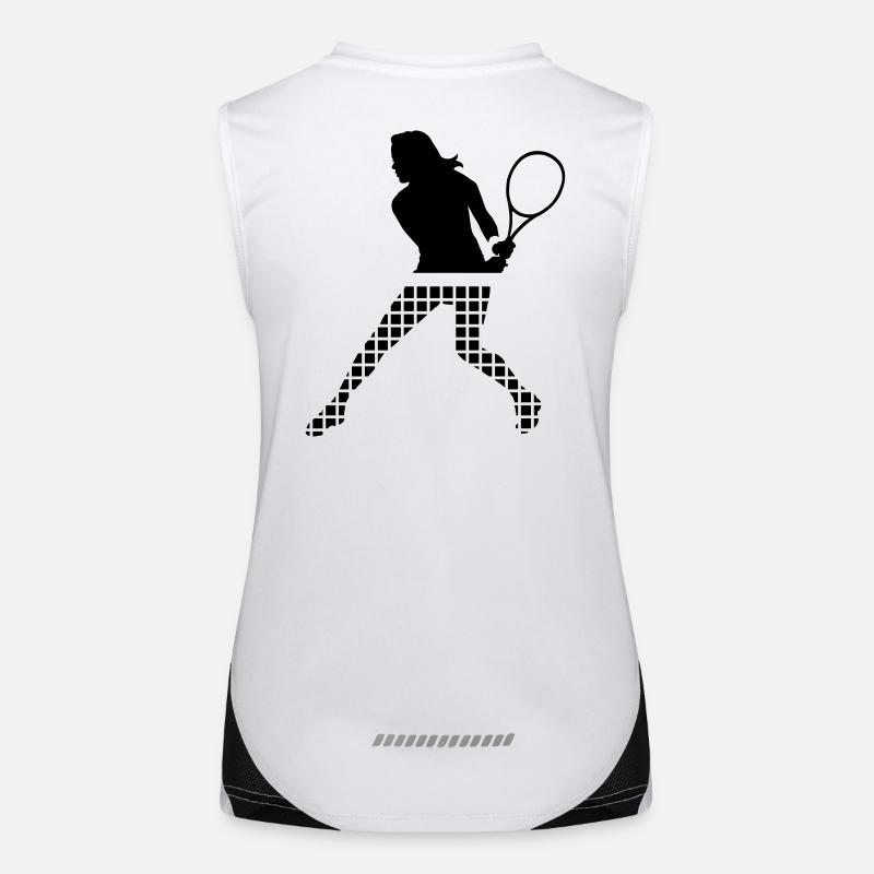 Tennis Funktionelles Kontrast-Tank Top für Frauen