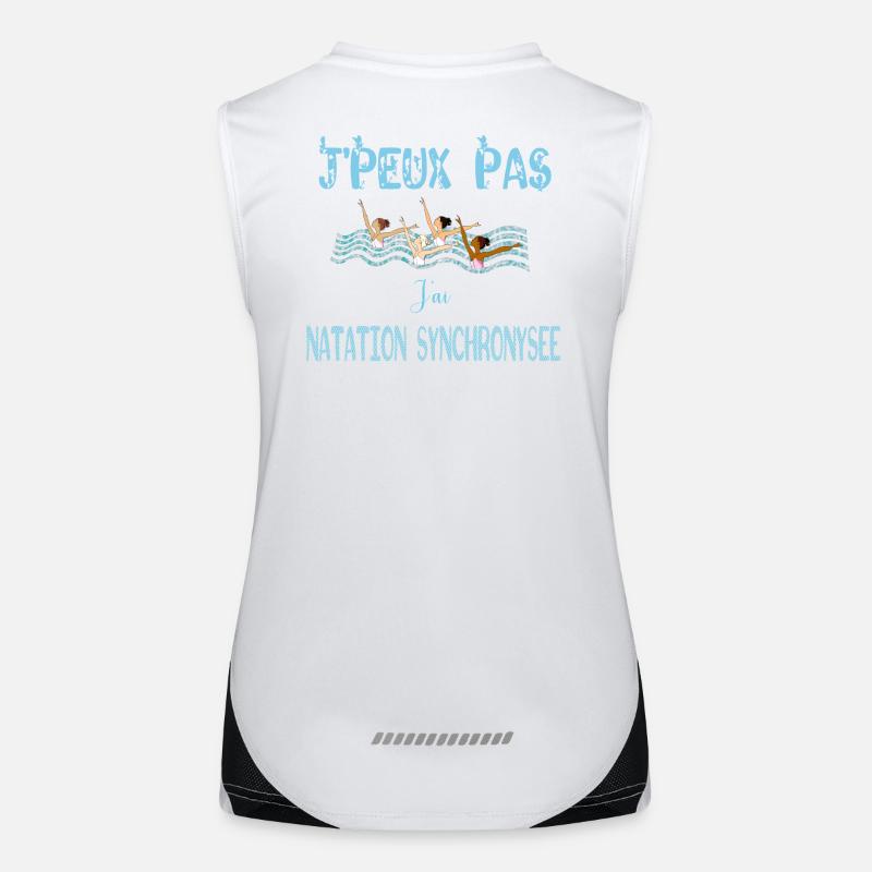 I can't I have synchronized swimming Women's Functional Contrast Tank Top