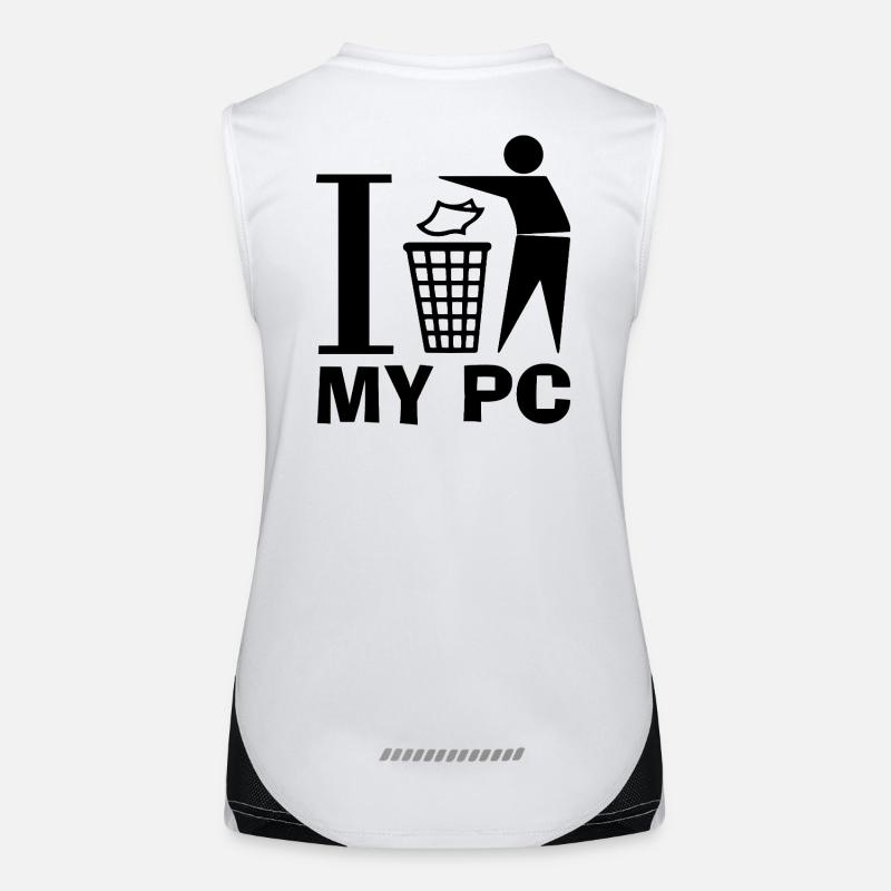 No more PCs! Women's Functional Contrast Tank Top