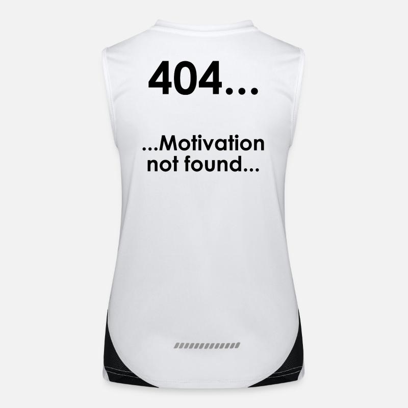 Unispruch "Error404" Student Geschenk, Studenten Funktionelles Kontrast-Tank Top für Frauen