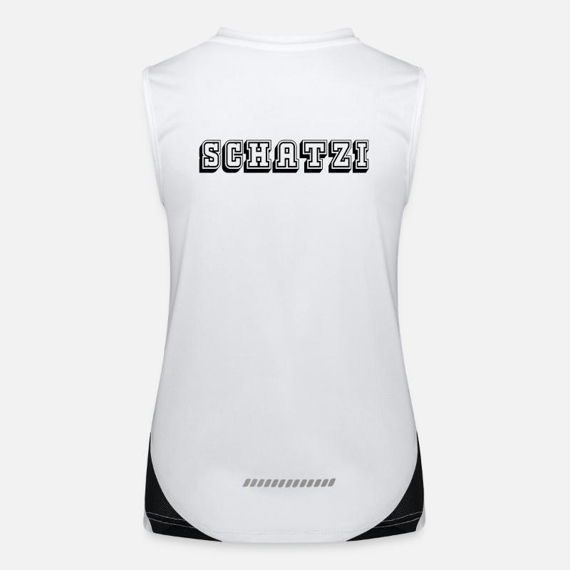 Schatzi Tshirt black Funktionelles Kontrast-Tank Top für Frauen