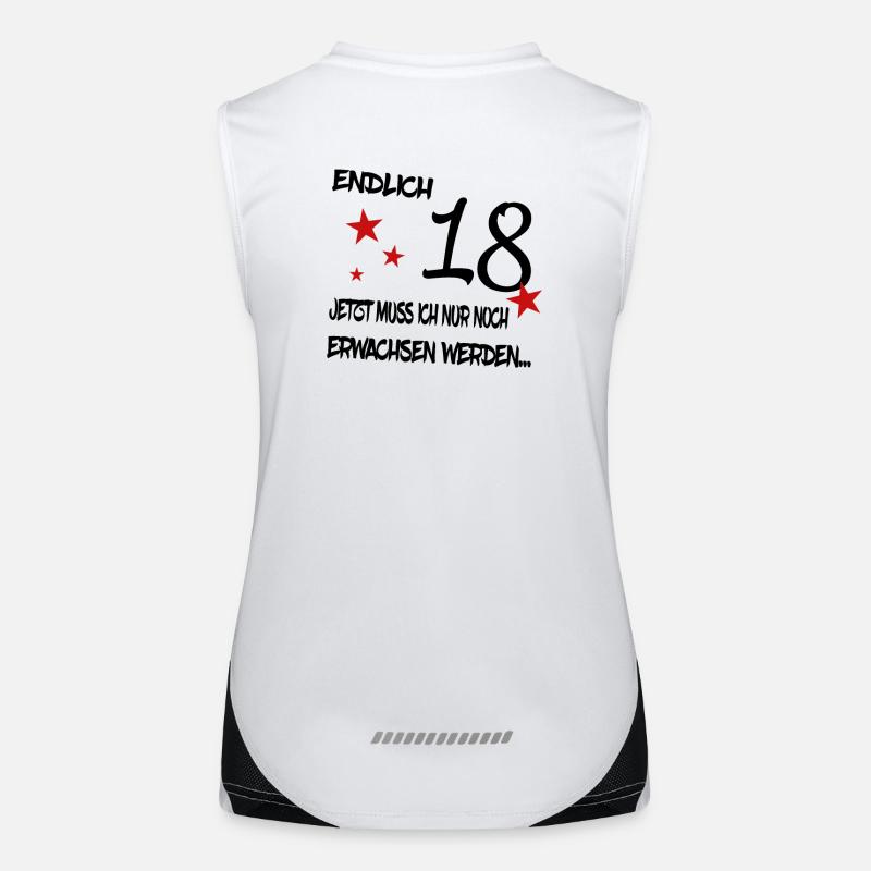 Endlich 18 Funktionelles Kontrast-Tank Top für Frauen