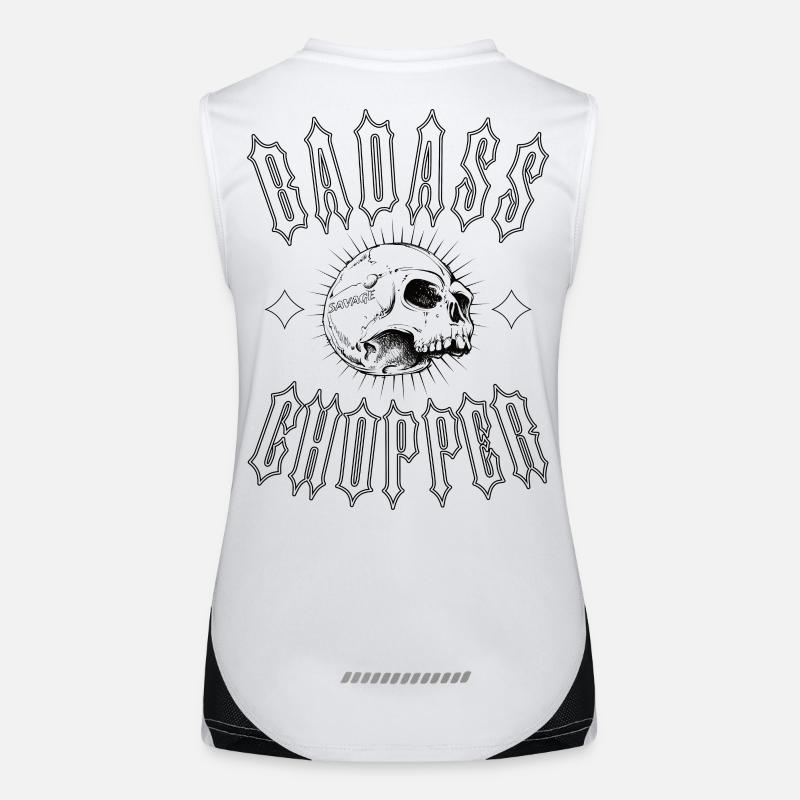 BADASS CHOPPER Funktionelles Kontrast-Tank Top für Frauen