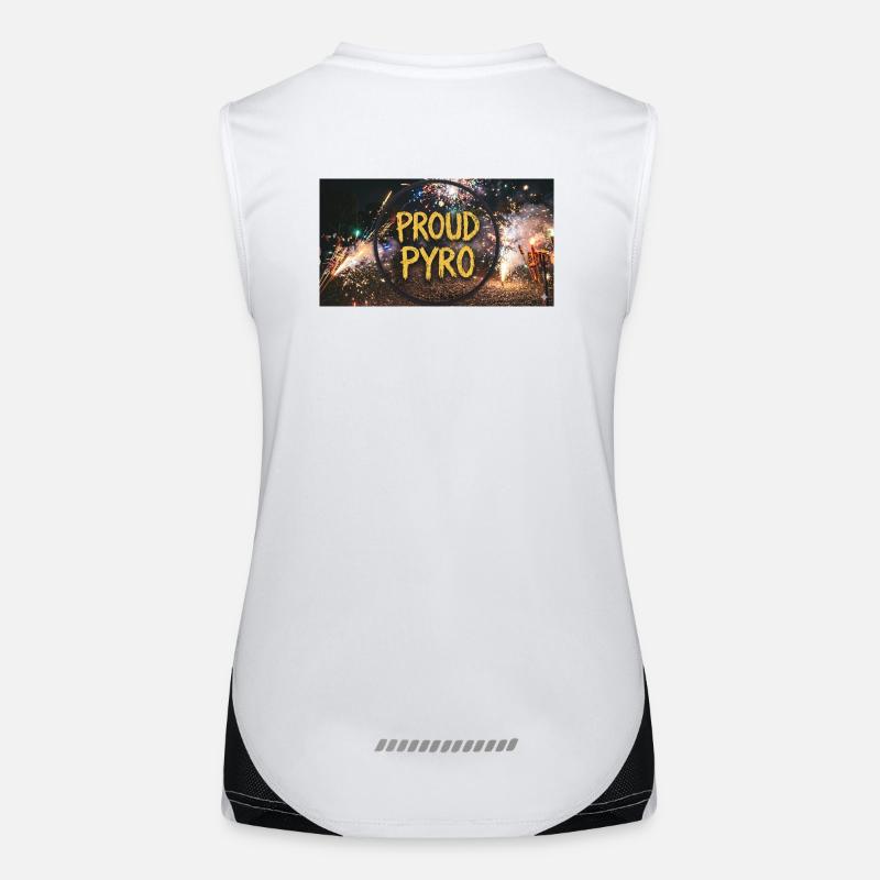 proud pyro! Women's Functional Contrast Tank Top