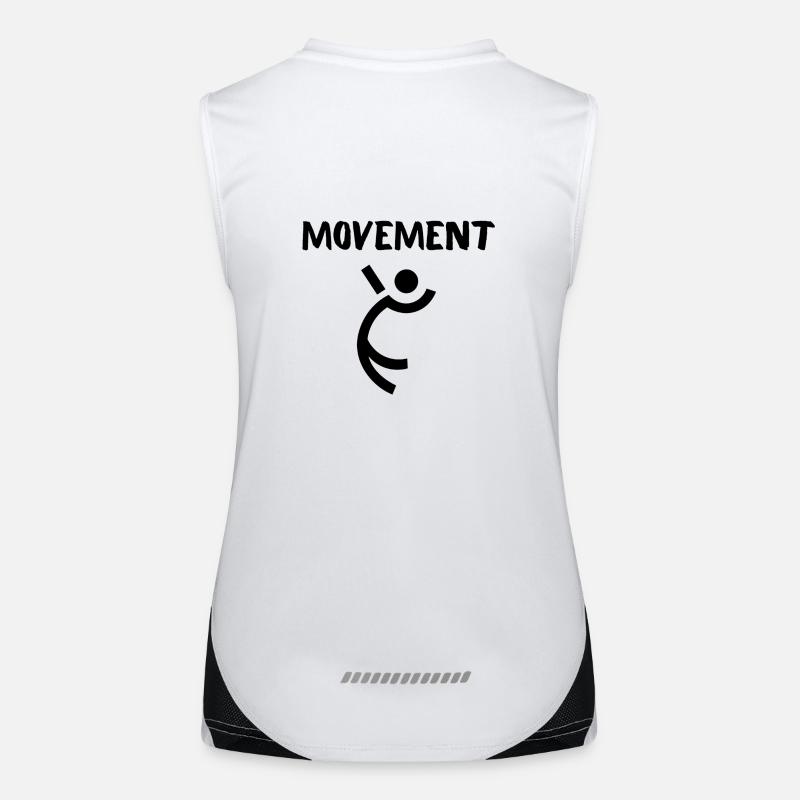 Bewegung Funktionelles Kontrast-Tank Top für Frauen