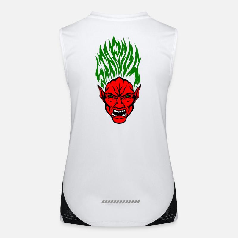 Stapooa Dämon Farbe Funktionelles Kontrast-Tank Top für Frauen