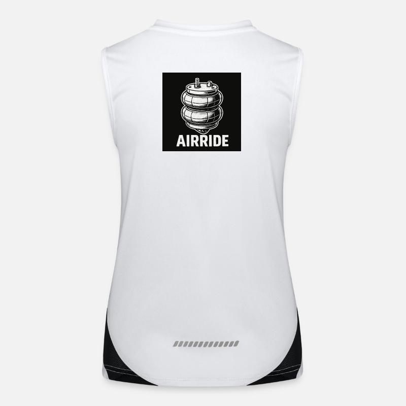 Conception innovante de l’airride avec dynamique Débardeur respirant contrasté Femme
