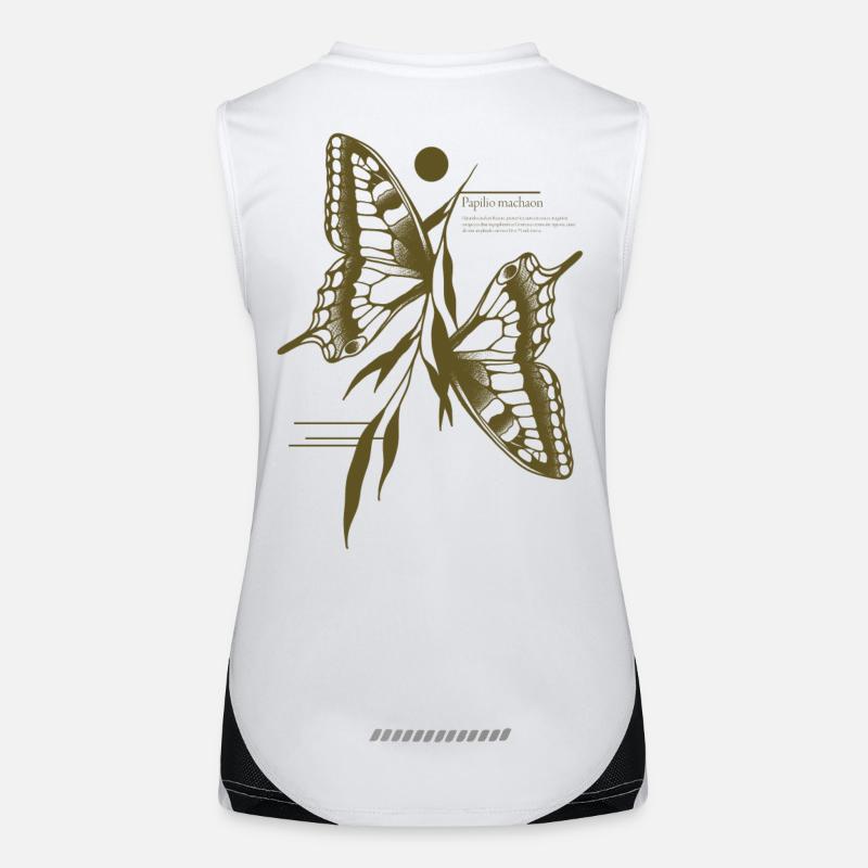 Dovetail Butterfly -Variant Women's Functional Contrast Tank Top