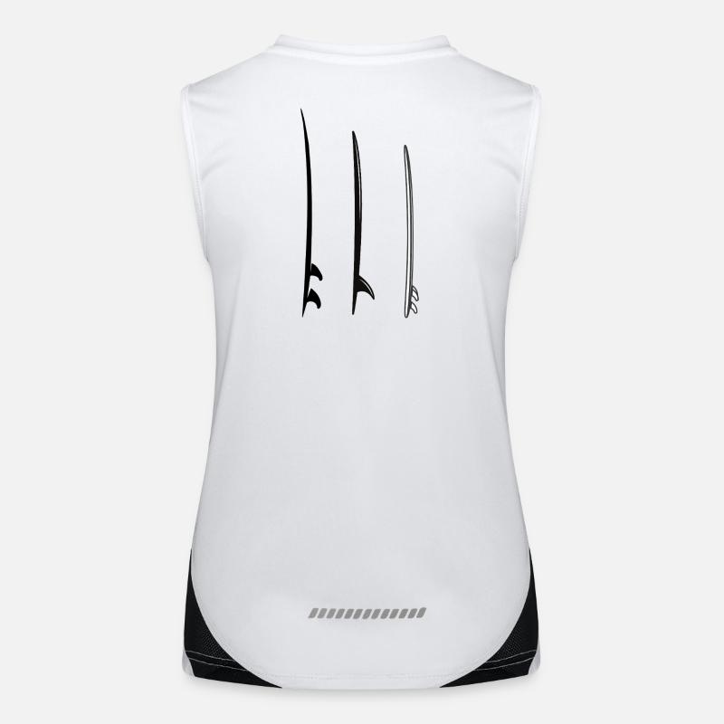 Planches Débardeur respirant contrasté Femme