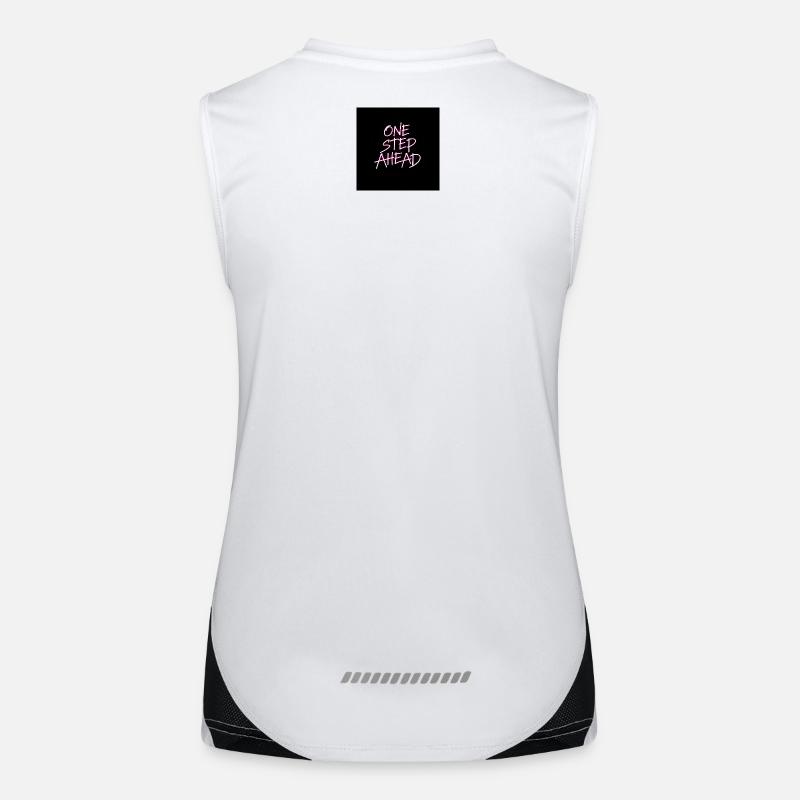 Neon Life Devise pour la motivation Débardeur respirant contrasté Femme