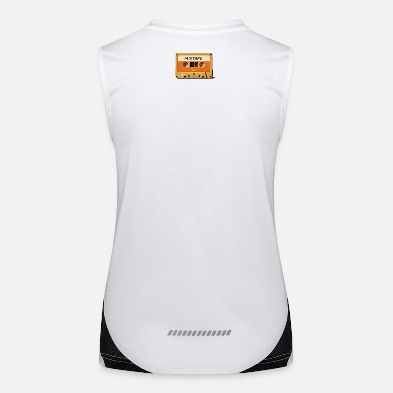 Mixtape Retro Cassette Women's Functional Contrast Tank Top