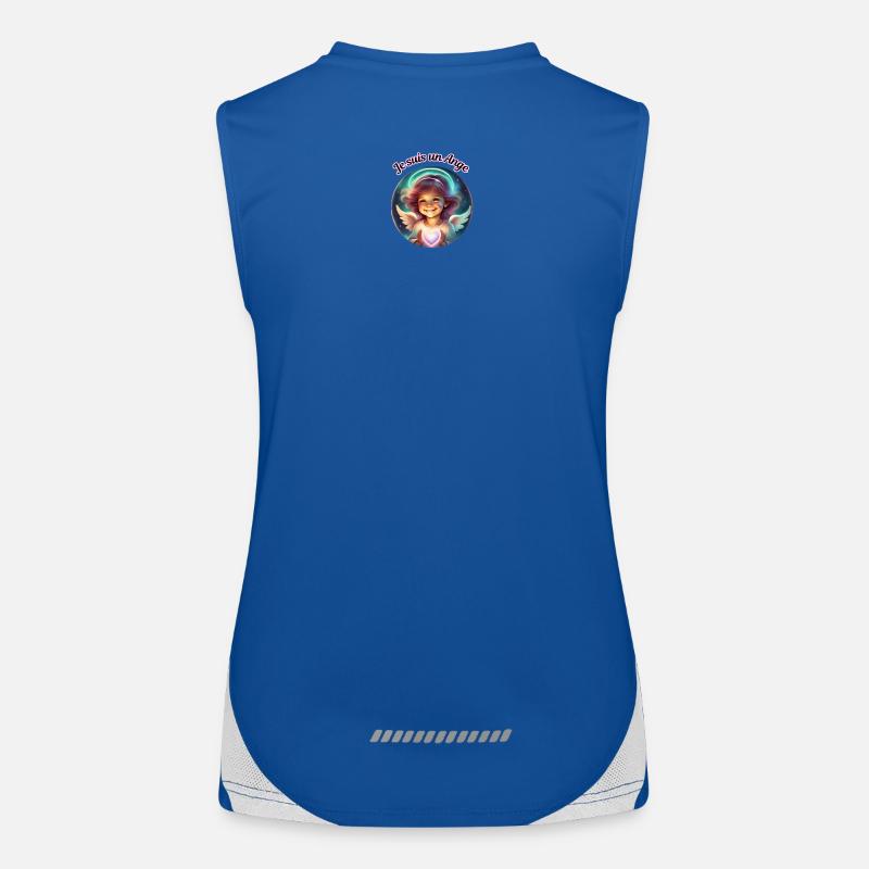 Ich bin ein Engel Funktionelles Kontrast-Tank Top für Frauen