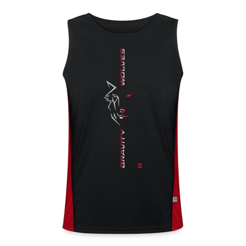 gravity wolves 3B Logo-Edition - Men's Functional Contrast Tank Top 