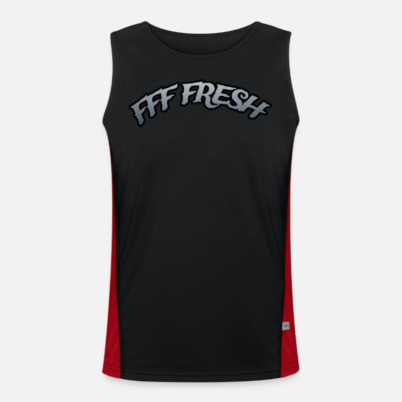 FFF FRESH Funktionelles Kontrast-Tank Top für Männer 