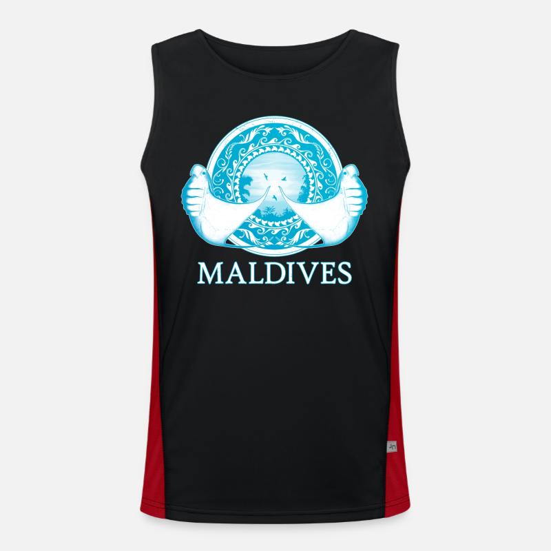 Mantarochen Funktionelles Kontrast-Tank Top für Männer 