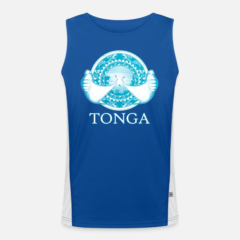 Tonga Manta Rays Men's Functional Contrast Tank Top 