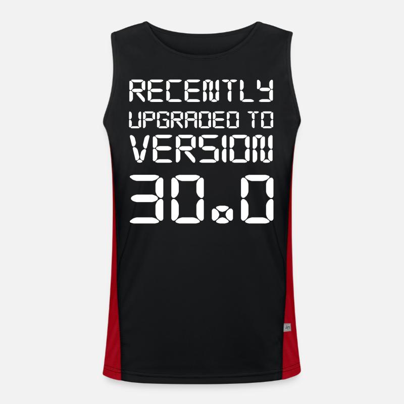 30. Geburtstag Funktionelles Kontrast-Tank Top für Männer 
