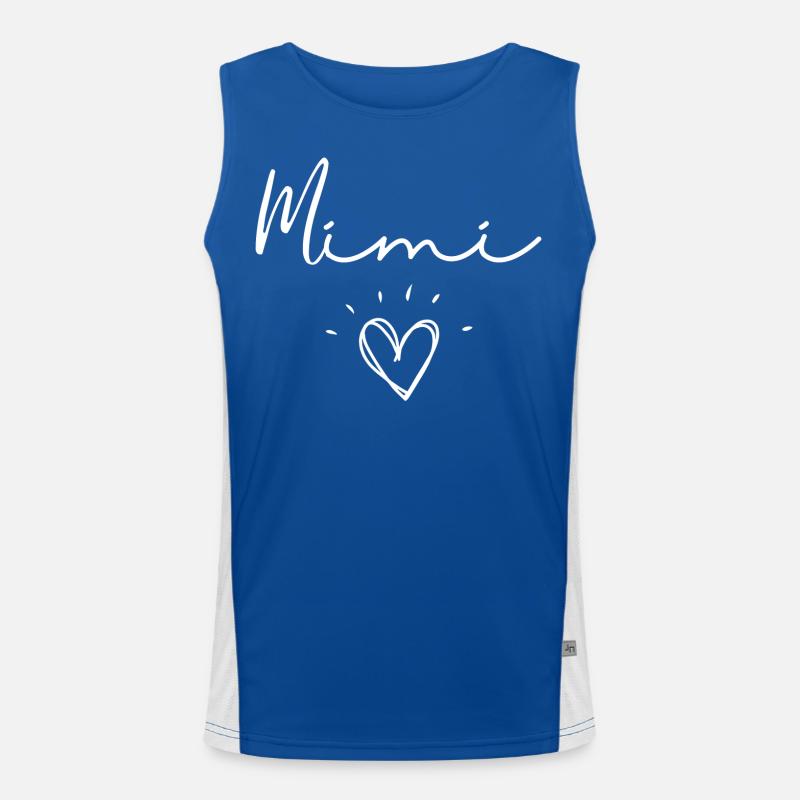 Mimi. mimi cadeau Débardeur respirant contrasté Homme 