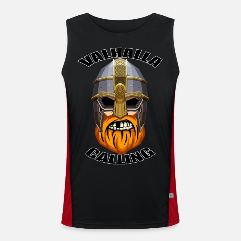 Valhalla Calling Funktionelles Kontrast-Tank Top für Männer 