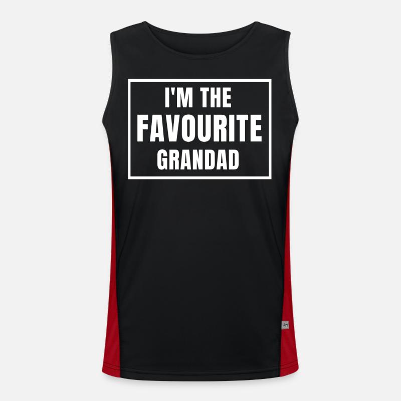Lieblingsopa. Opa Geschenk Funktionelles Kontrast-Tank Top für Männer 