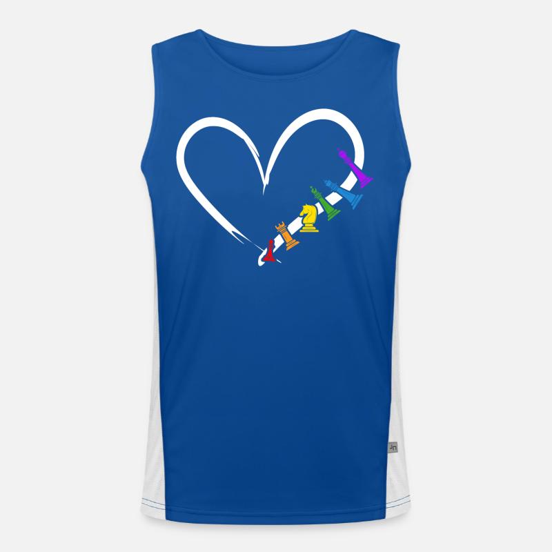 Chess Checkmate Chess player Men's Functional Contrast Tank Top 