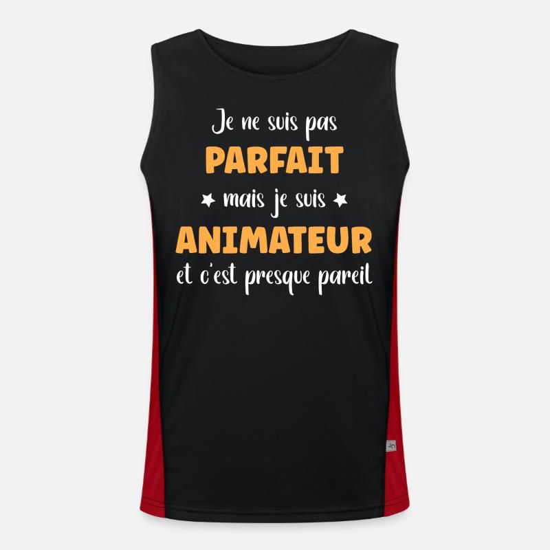 animateur Débardeur respirant contrasté Homme 