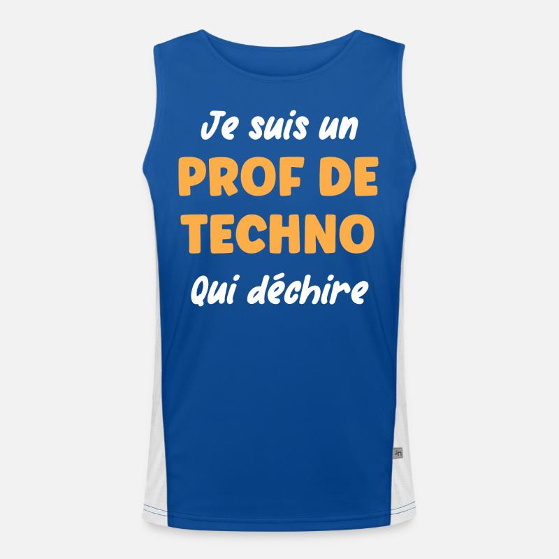 Prof de techno Débardeur respirant contrasté Homme 