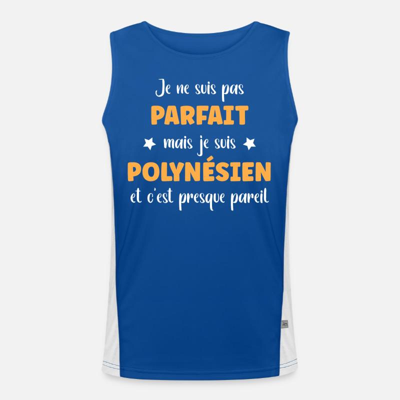 Polynésien Débardeur respirant contrasté Homme 