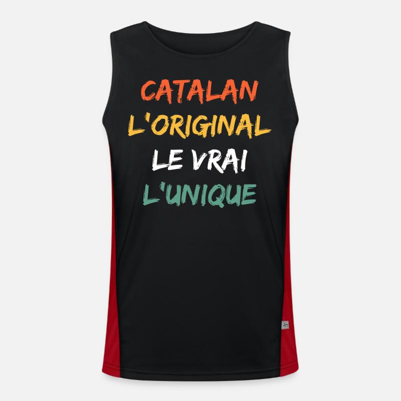 Catalan 3 Débardeur respirant contrasté Homme 