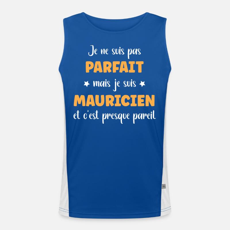 Mauricien Débardeur respirant contrasté Homme 