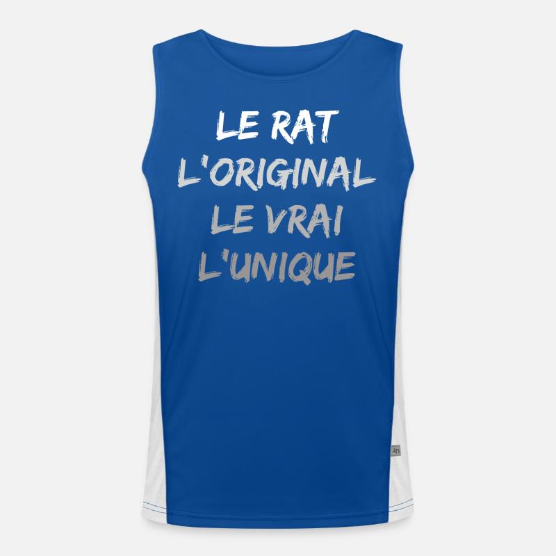 Le rat Débardeur respirant contrasté Homme 