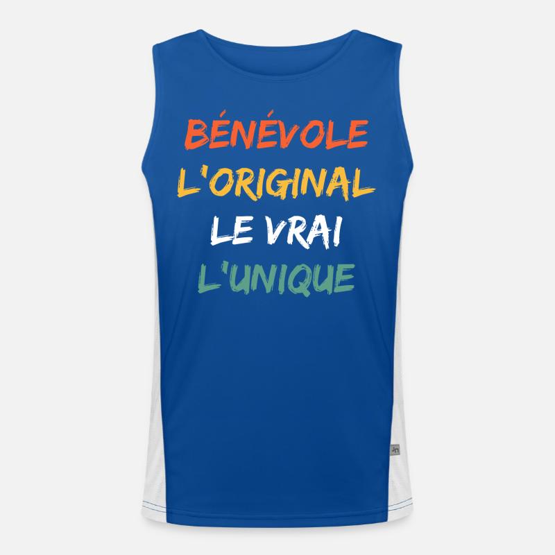 bénévole Débardeur respirant contrasté Homme 