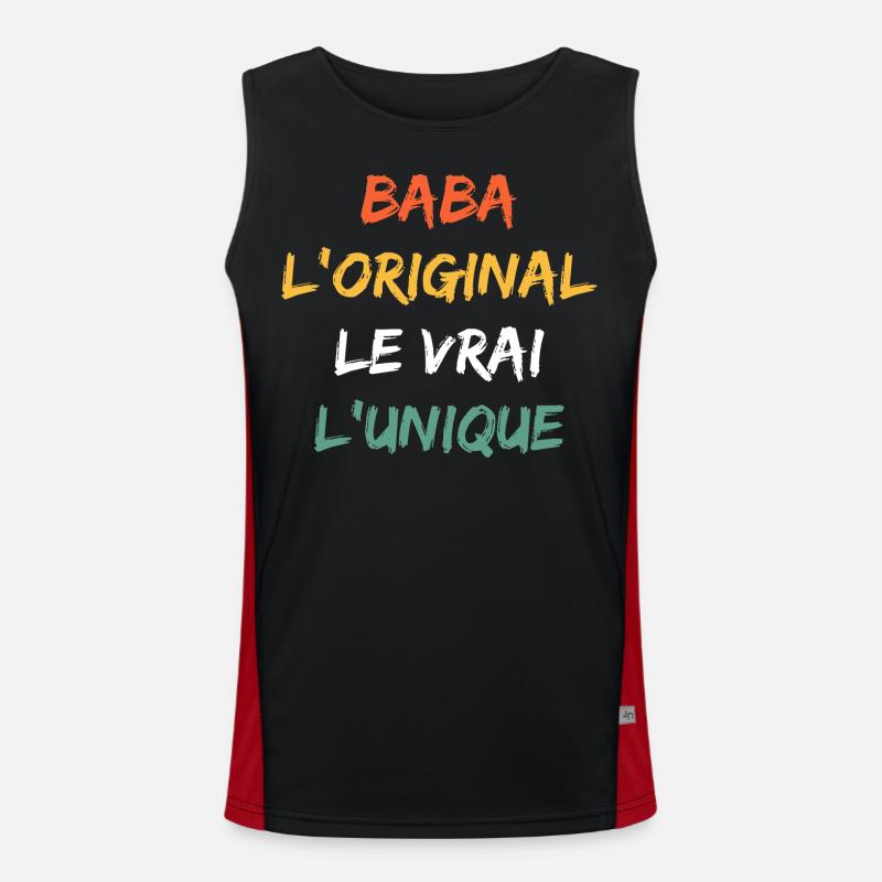 baba Débardeur respirant contrasté Homme 