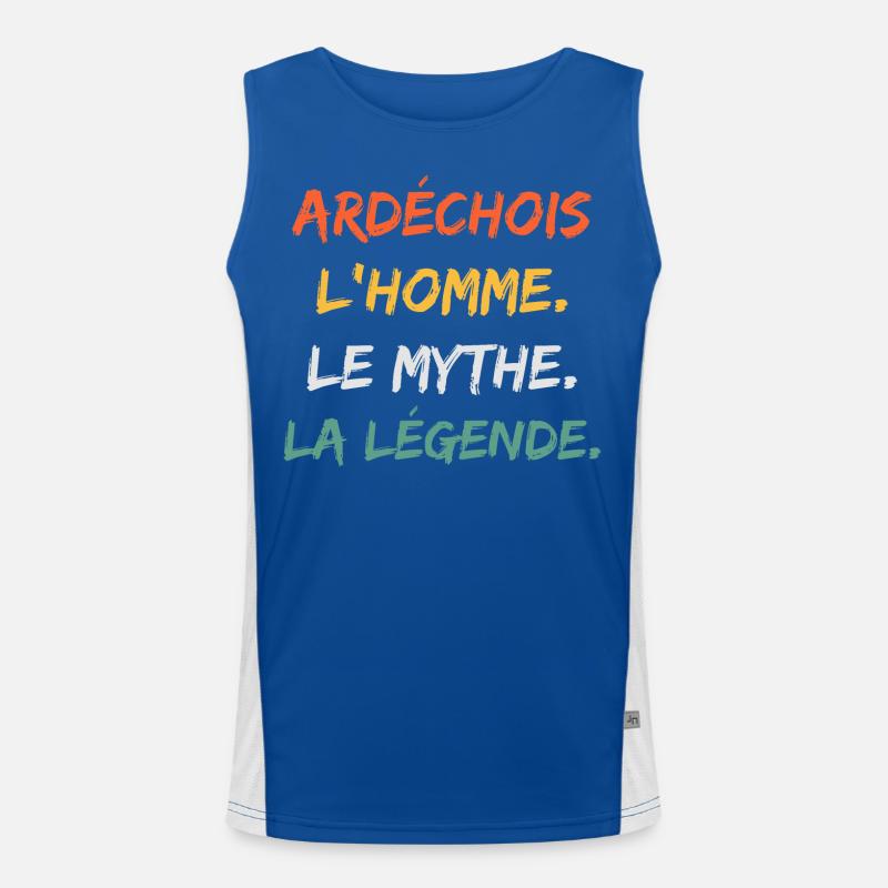 Ardéchois Débardeur respirant contrasté Homme 