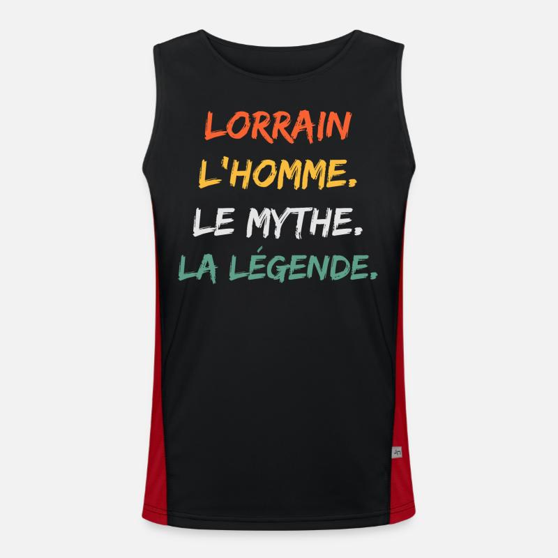 lorrain Débardeur respirant contrasté Homme 