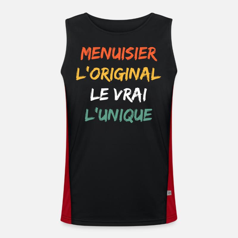 menuisier Débardeur respirant contrasté Homme 