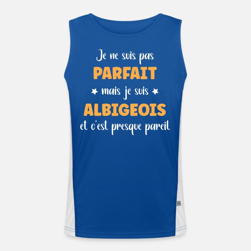 Albigeois Débardeur respirant contrasté Homme 